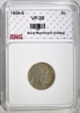 1926-S BUFFALO NICKEL RNG VF