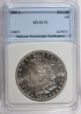 1882-O MORGAN DOLLAR NNC CH BU PL