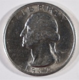 1932-S WASHINGTON QUARTER, CH BU+ KEY DATE