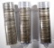 3-ROLLS MIXED DATE JEFFERSON SILVER WAR NICKELS