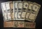 CURRENCY LOT; 1863 15c FRACTIONAL, 1862 25c,