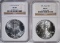 1994 & 1995 AMERICAN SILVER EAGLES