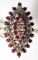 7.1 GMS 14KT GOLD RING W/DIAMONDS, RUBIES &