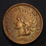 1872 INDIAN HEAD CENT AU