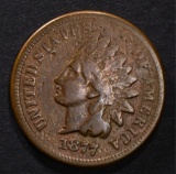 1877 INDIAN CENT FINE KEY DATE