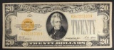 1928 $20 GOLD CERTIFICATE F/VF