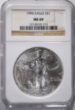 1996 AMERICAN SILVER EAGLE