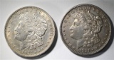 2-1921 MORGAN DOLLARS, CHOICE BU