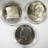 1971-S & 1976-S IKE $s & PF CONST. COMMEM $