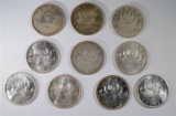 10 - 1965 CANADA SILVER DOLLARS