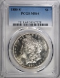 1880-S MORGAN DOLLAR PCGS MS64