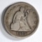 1875-S 20-CENT PIECE, VG+ SCARCE