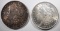 1879 & 1884-O CH BU+ MORGAN DOLLARS