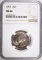 1957 WASHINGTON QUARTER NGC MS 66