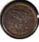 1850 LARGE CENT BROWN CH/BU