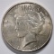 1923-S PEACE DOLLAR CHOICE BU+ NICE