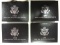 4-Silver Premium Proof Sets (2) 1994 & (2) 1992