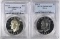 1971-S & 1972-S SILVER IKE DOLLARS - PCGS PR69DCAM