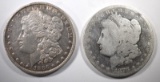 1878-CC AG & 1886-O AU MORGAN DOLLARS