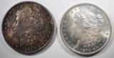 1879 & 1884-O CH BU+ MORGAN DOLLARS