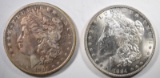 1884-O CH BU & 1901 VF/XF MORGAN DOLLARS