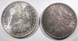 1897-S & 1904-O CH BU MORGAN DOLLARS