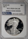 1987-S AMERICAN SILVER EAGLE PCI PERFECT PROOF