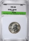 1952 WASHINGTON QUARTER, PCSS, SUPERB GEM BU