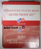 2009 & 2010 Silver Proof Sets