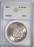 1886 MORGAN DOLLAR, AGS CH/GEM BU