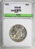 1925 CALIFORNIA COMMEMORATIVE HALF DOLLAR, PCSS