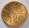 1883-S $20 GOLD LIBERTY CH BU