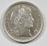 1900-O BARBER DIME AU  SCARCE