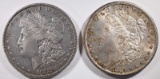 1881-S & 82-O CIRCULATED MORGAN DOLLARS