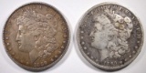 1889 & 90-O CIRC MORGAN DOLLARS