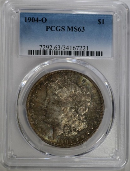 1904-O MORGAN DOLLAR PCGS MS63