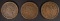 2 - 1852 & 1 - 1856 LARGE CENTS, VERY FINE