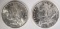1884-O & 1901-O MORGAN DOLLARS, CH BU+