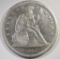 1843 SEATED LIBERTY DOLLAR AU