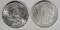 1899-O & 1900 MORGAN DOLLARS BU