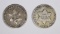 1851 & 1852 3-CENT SILVER, VF