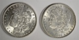 1888 & 1889 MORGAN DOLLARS BU