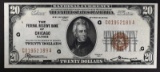 1929 $20 THE FEDERAL RESERVE BANK OF CHICAGO
