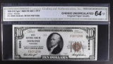 1929 $10 TY1 FIRST NATIONAL BANK IN OSHKOSH WI