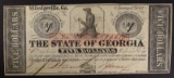 1862 $5 STATE OF GEORGIA CH.CU