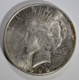 1922-D PEACE DOLLAR, CH BU