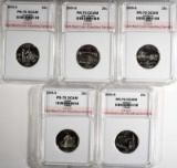 2005-S STATE QUARTER SET CCGS PERFECT GEM PF DCAM