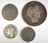 COLLECTOR LOT; 1921 DIME G, 1882/82 SHIELD