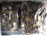 15-Pounds of Well Mixed Foreign Coins