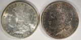 1882-S & 1902-O MORGAN DOLLARS CH BU